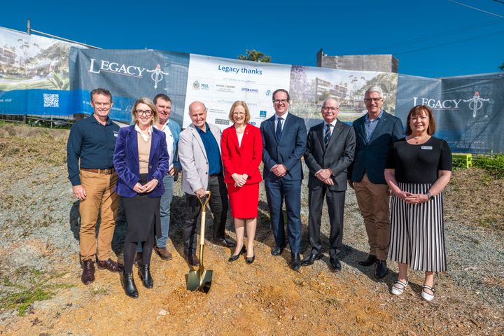 Sod turning kicks off Legacy House build
